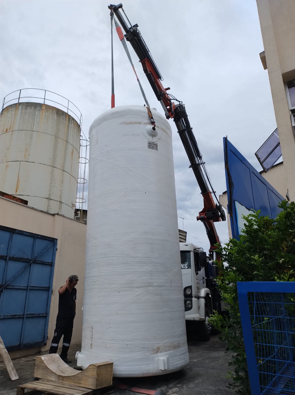 Tanques Cilíndricos em Fibra de Vidro